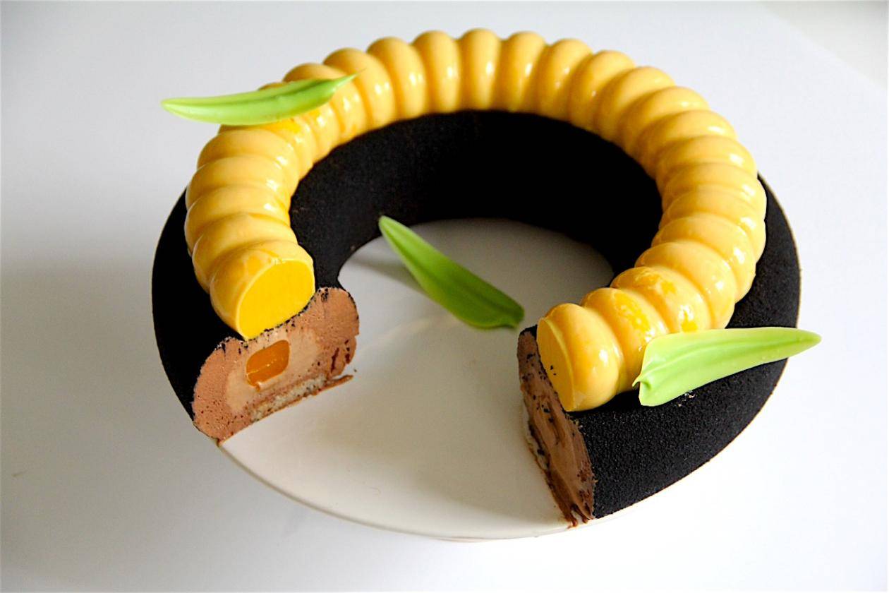 Inaya and mango entremet by Mark Tilling