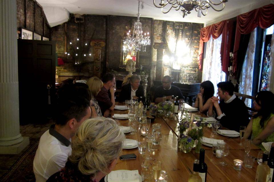 Pleasant atmosphere around the table