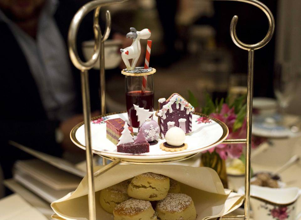 The Langham festive pastries. Photo: HdG photography