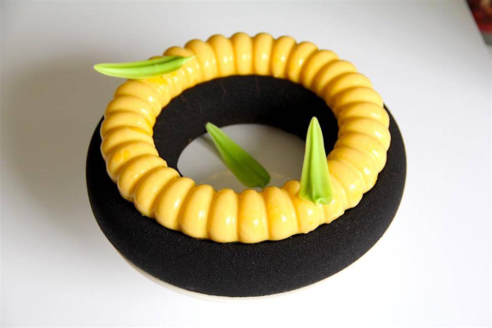 Inaya and mango entremet by Mark Tilling