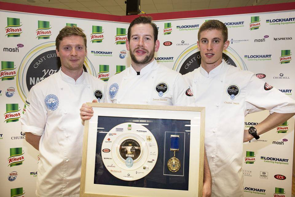 Top 3 of National Chef of the Year competition Top 3 of National Chef of the Year competition