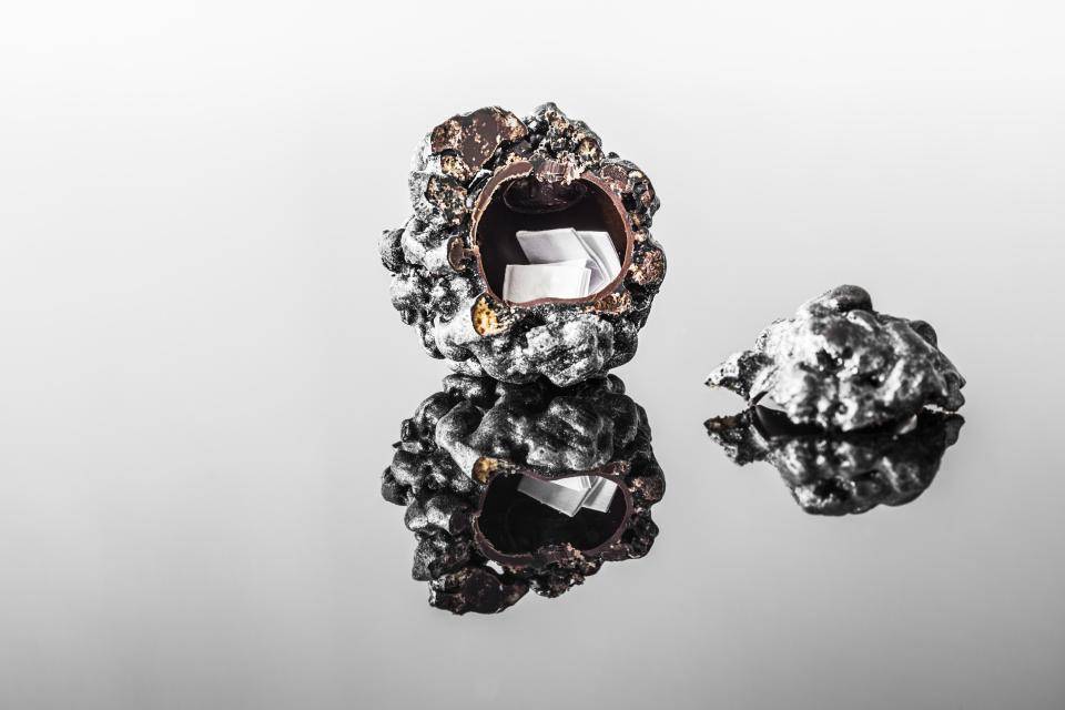 The space chocolate stone by Palle Sørensen The space chocolate stone by Palle Sørensen