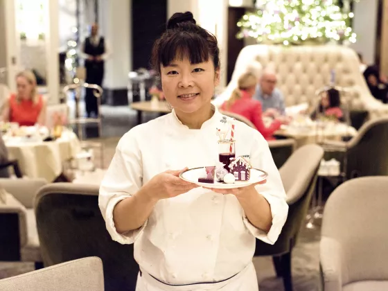 The Langham’s Festive Afternoon Tea by Cherish Finden