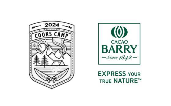 cooks camp and cacao barry logos